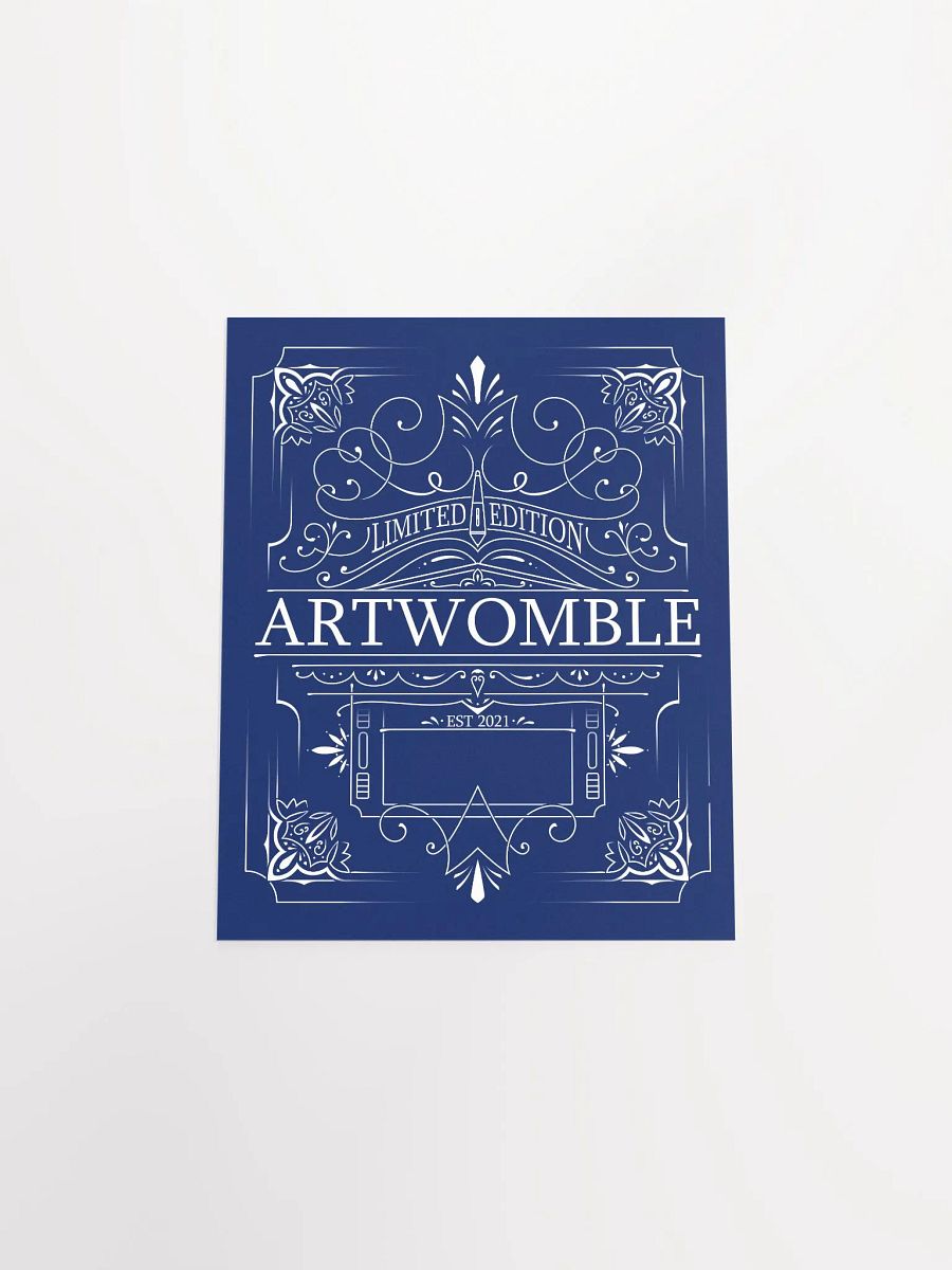 Artwomble Poster - Blue product image (10)