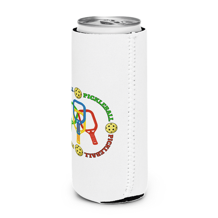 Pickleball Four Circle Colors Paradise Can Cooler product image (2)