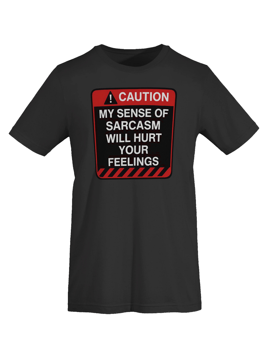 Women's Caution: My Level Of Sarcasm T-Shirt – Funny Warning Graphic Tee | Bold Sarcastic Humor Shirt product image (7)