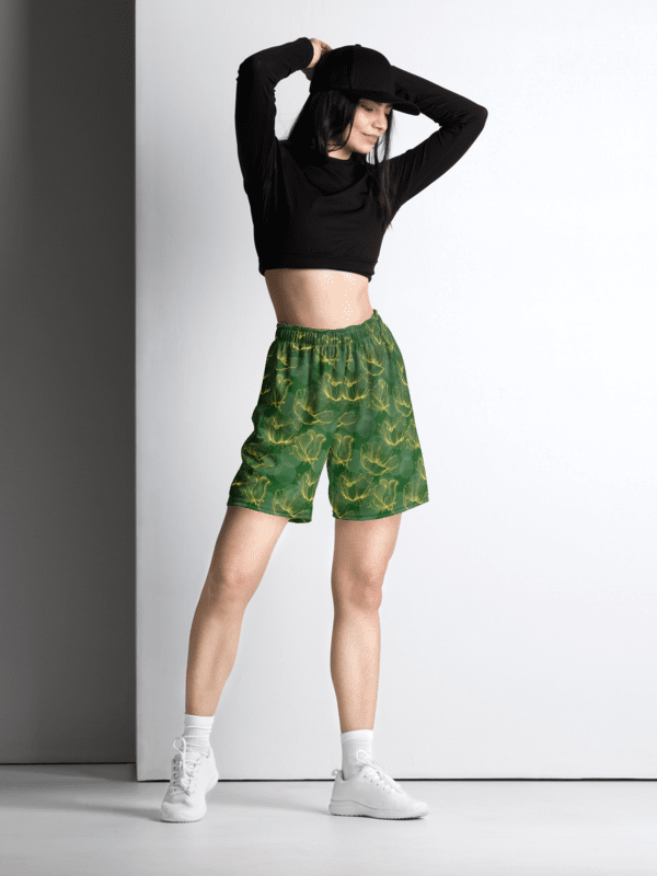 Golden Grove | Recycled Unisex Mesh Shorts product image (2)