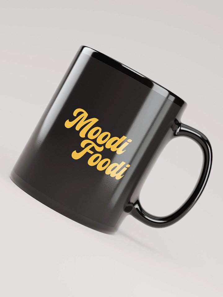 Moodi Foodi Originals Black Mug – Mustard with Matte Center Finish product image (1)