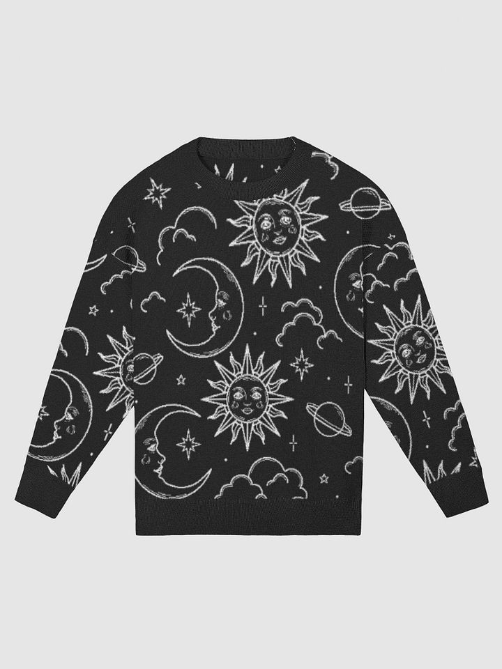 Kawaiikitten Shawty for Zack Sun n Moon in Space Nom Sweater product image (1)