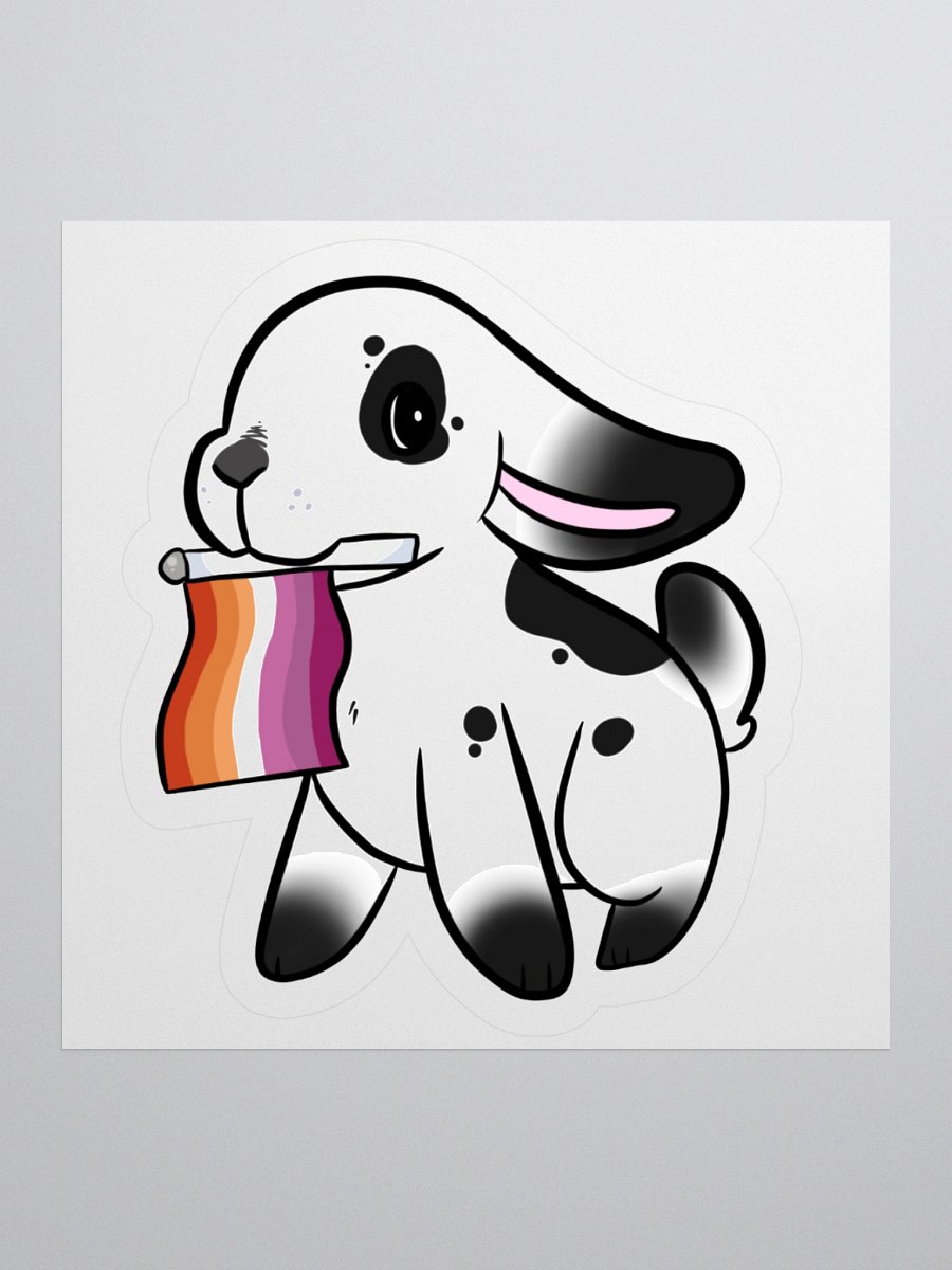 Lesbian Bunny Sticker product image (4)