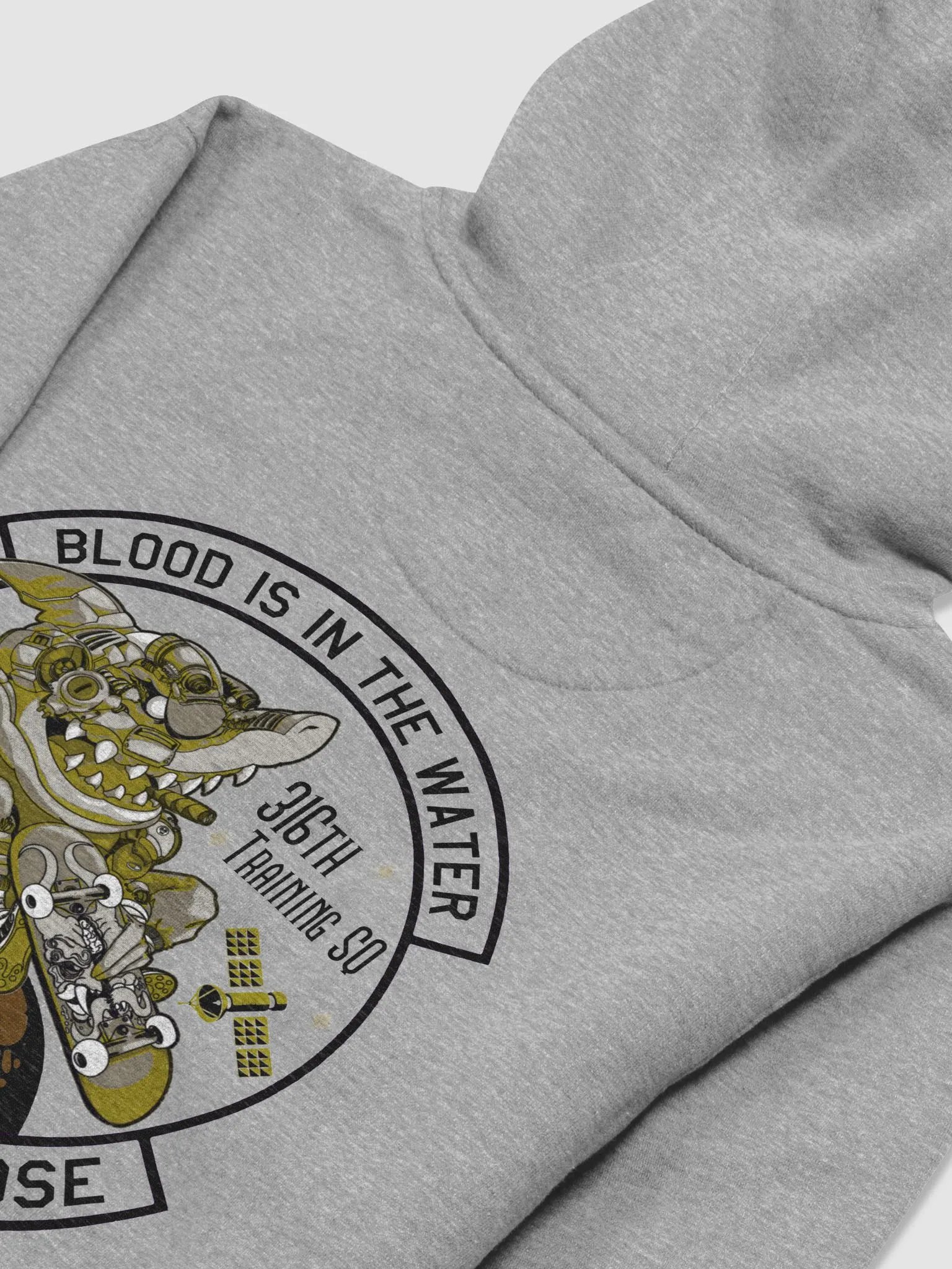 316th TRS: Cotton Heritage Hoodie Front + Back Print product image (4)