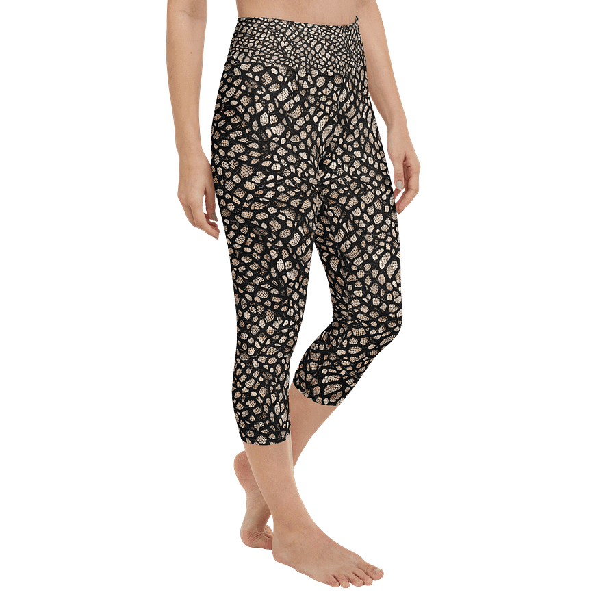 Brown Skin Snake Capri Leggings product image (2)