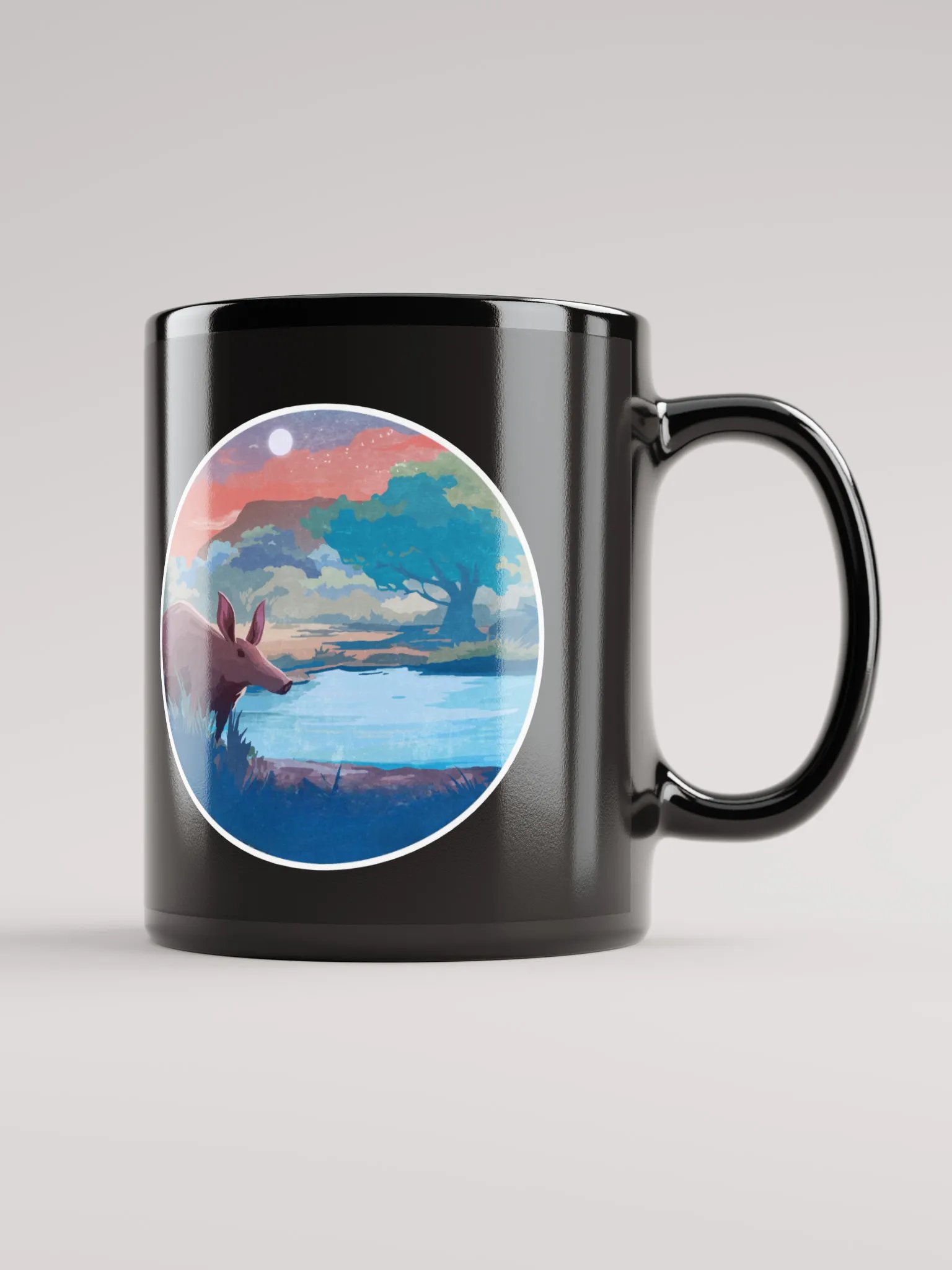 Aardvark Mug (Black) product image (1)