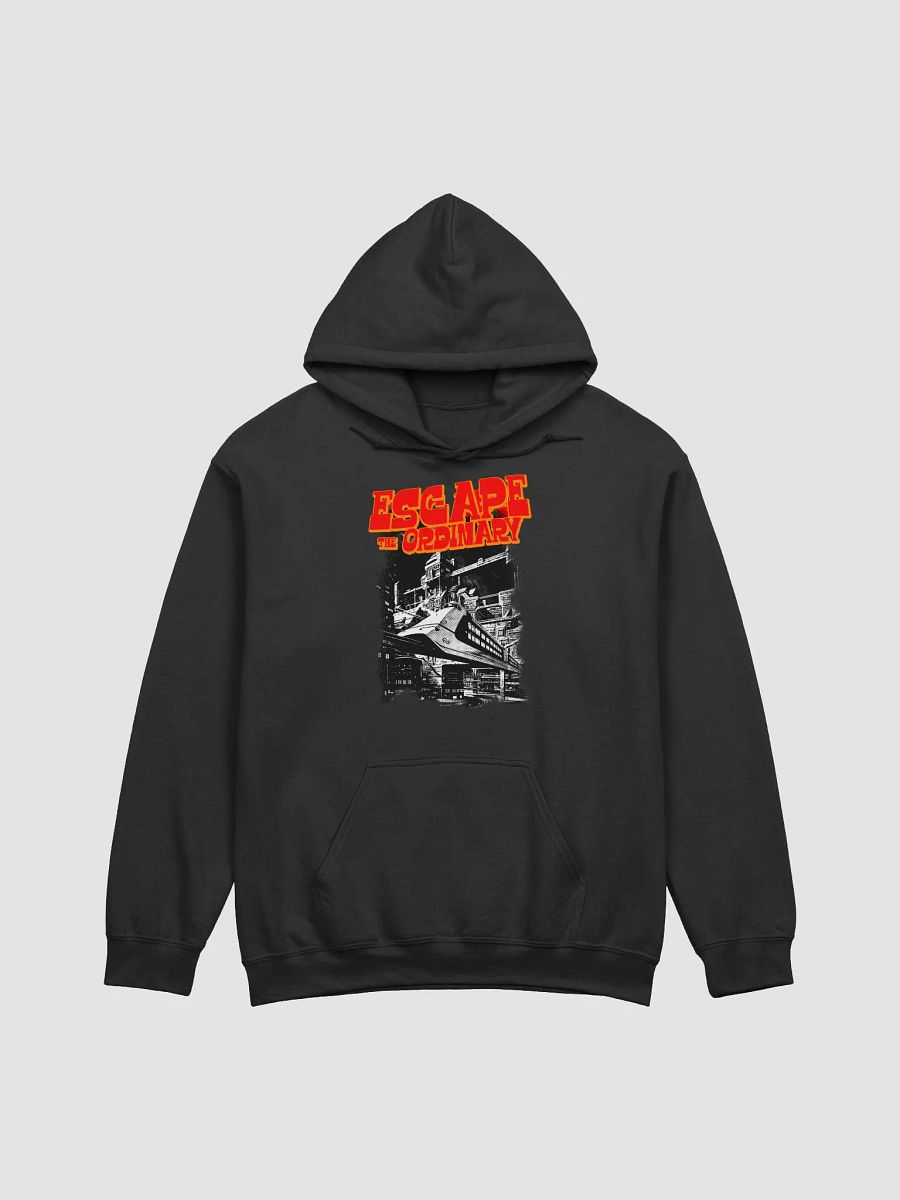 Escape The Ordinary Black Graphic Hoodie​ product image (1)