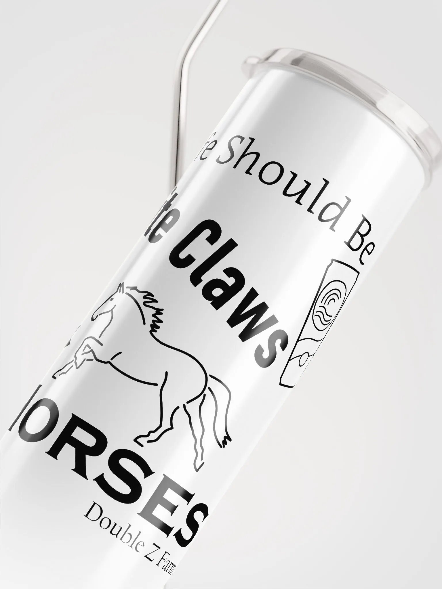 White Claws and Horses Insulated Tumbler product image (5)