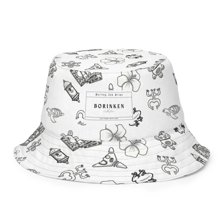 Borinken Collection Reversible Bucket Hat - Puerto Rican Tattoo-Inspired product image (2)