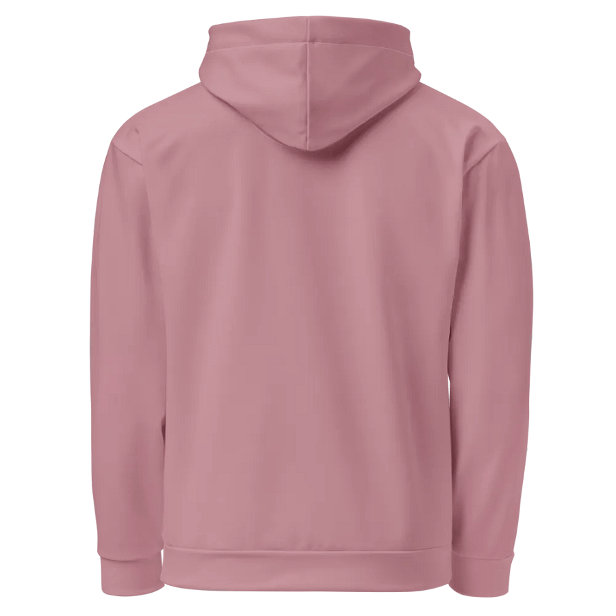 Plain Dusty Pink Soft Summer Unisex Recycled Polyester Heavyweight Premium Hoodie by Treasure Pie product image (2)