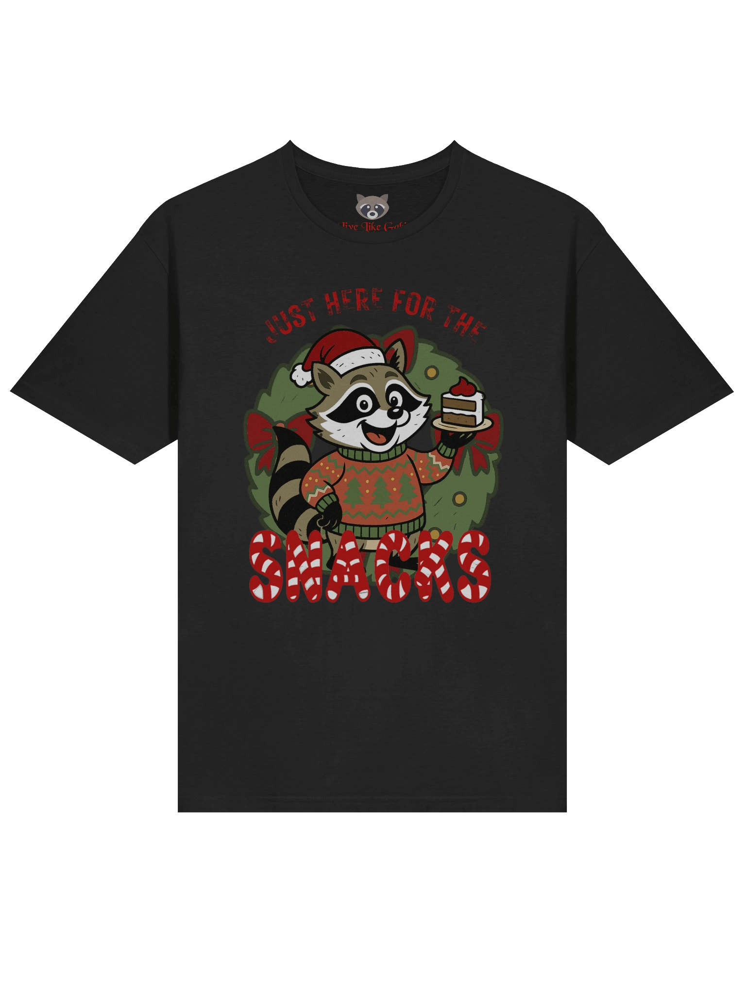 Just for the Snacks Racoon T-Shirt product image (1)