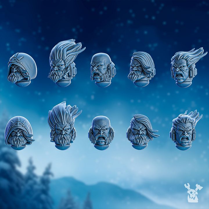 Stormbringers Commander Heads Set product image (2)