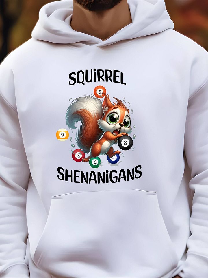 Squirrel Billiards Shenanigans Graphic Hoodie product image (1)