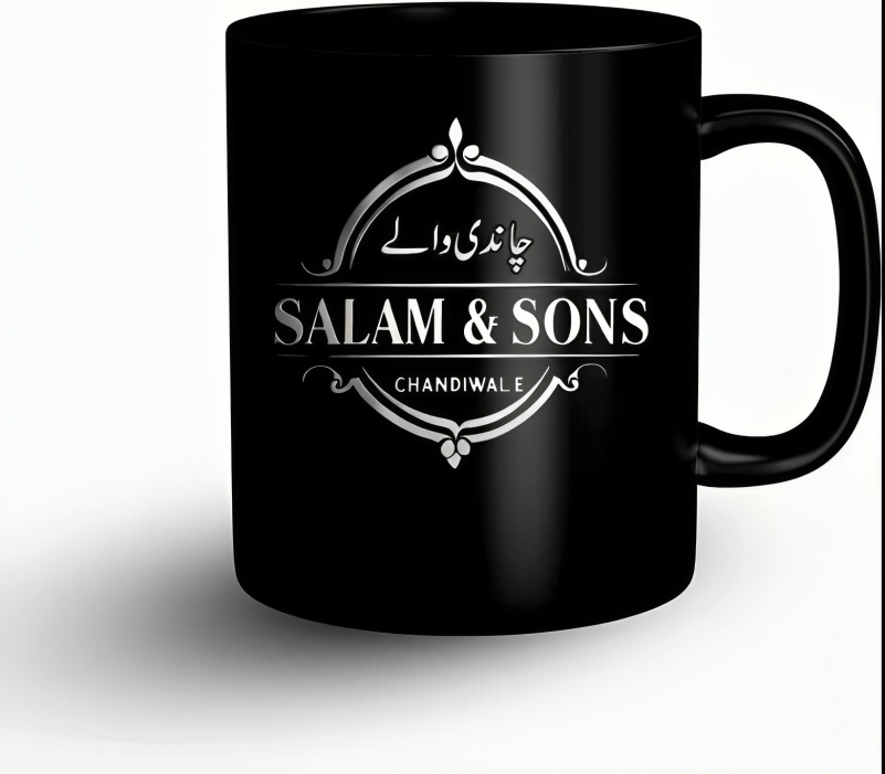 SALAM & SONS CHANDIWALE Official Printed Black Coffe Mug product image (1)