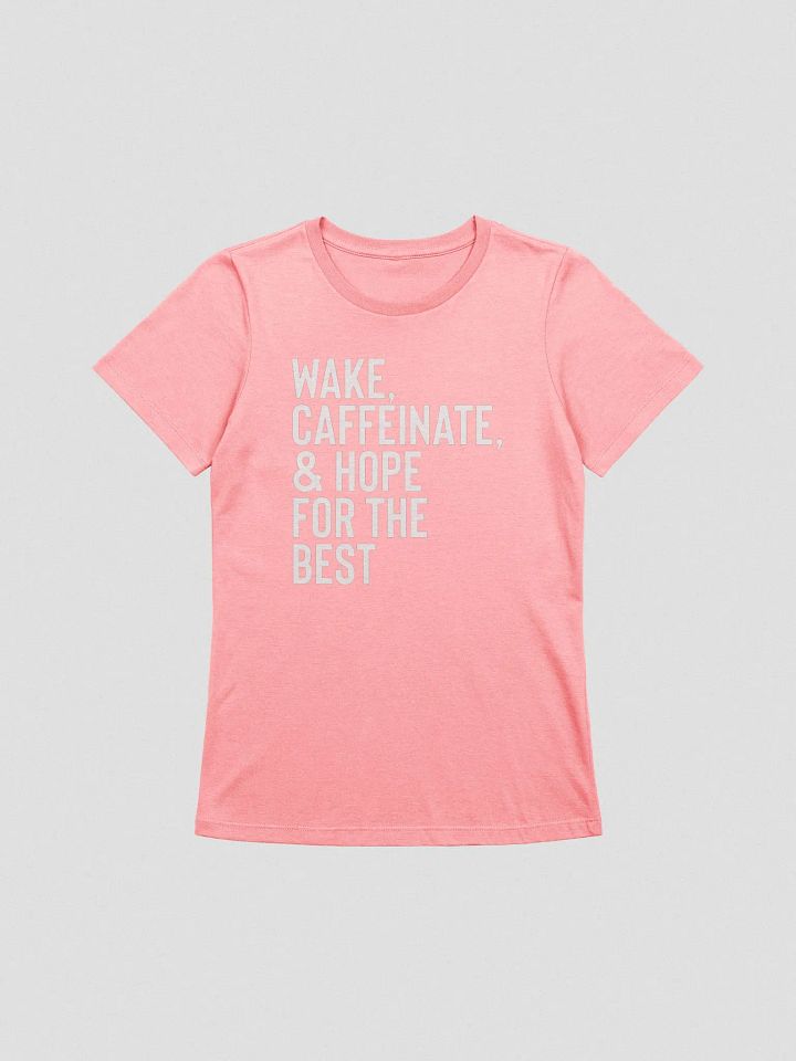 Wake & Caffeinate Tee (White) product image (1)