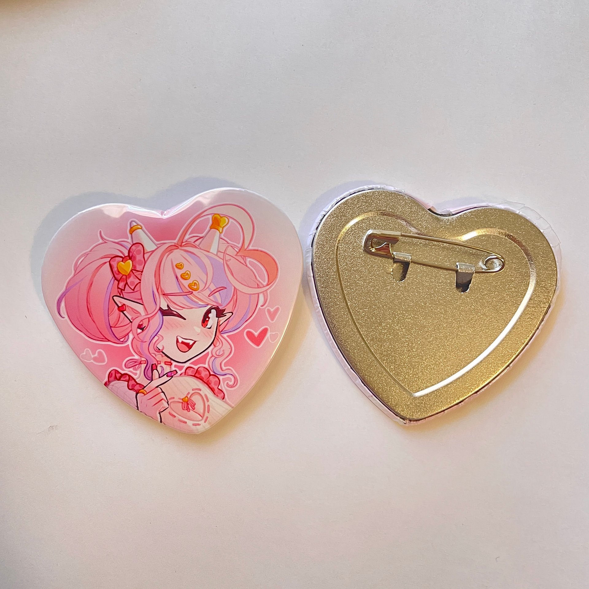 Ironmouse - Heart Pin product image (1)