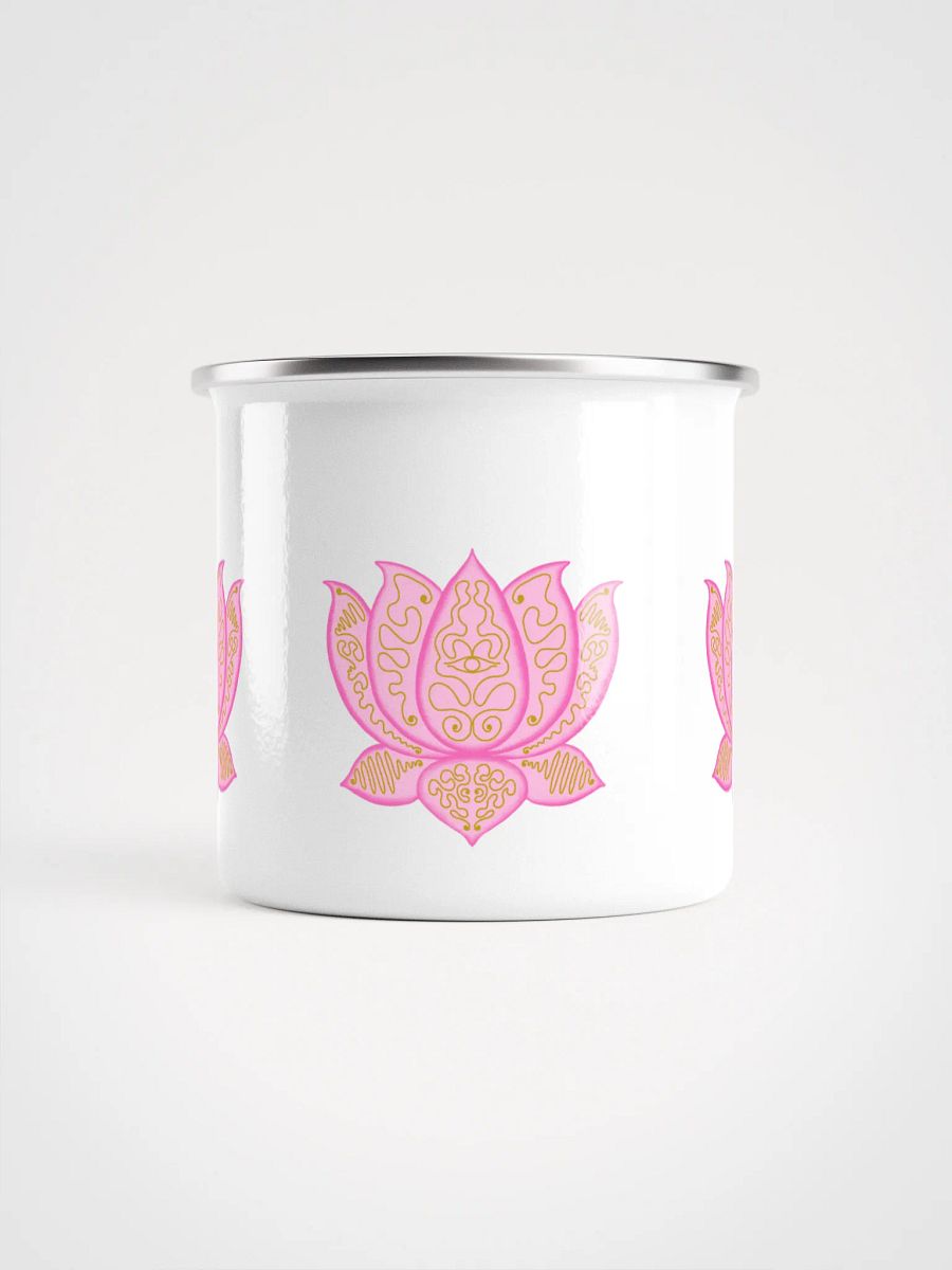 Lotus Harmony Enamel Mug product image (2)