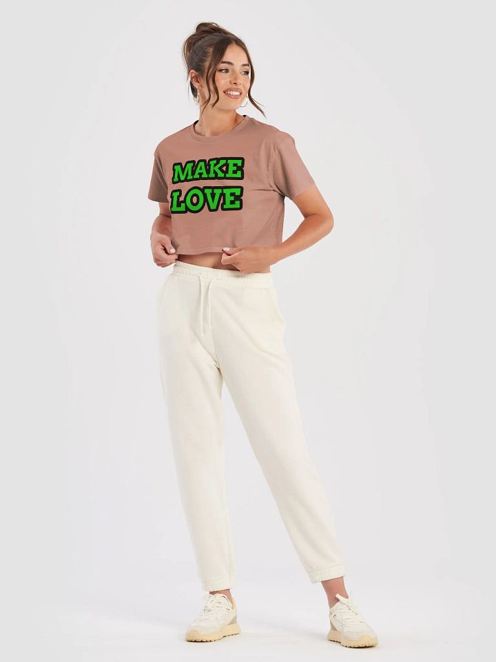 MAKE LOVE Crop Top product image (2)
