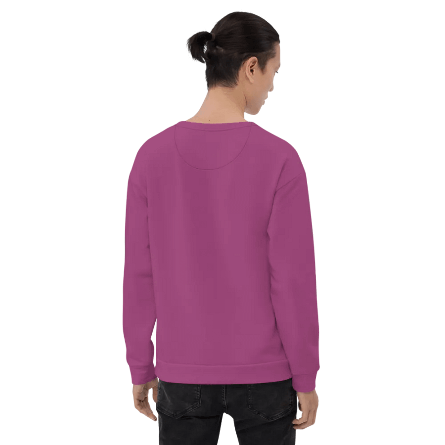 Plain Plum Purple True Summer Unisex Recycled Polyester Heavyweight Premium Sweatshirt by Treasure Pie product image (10)