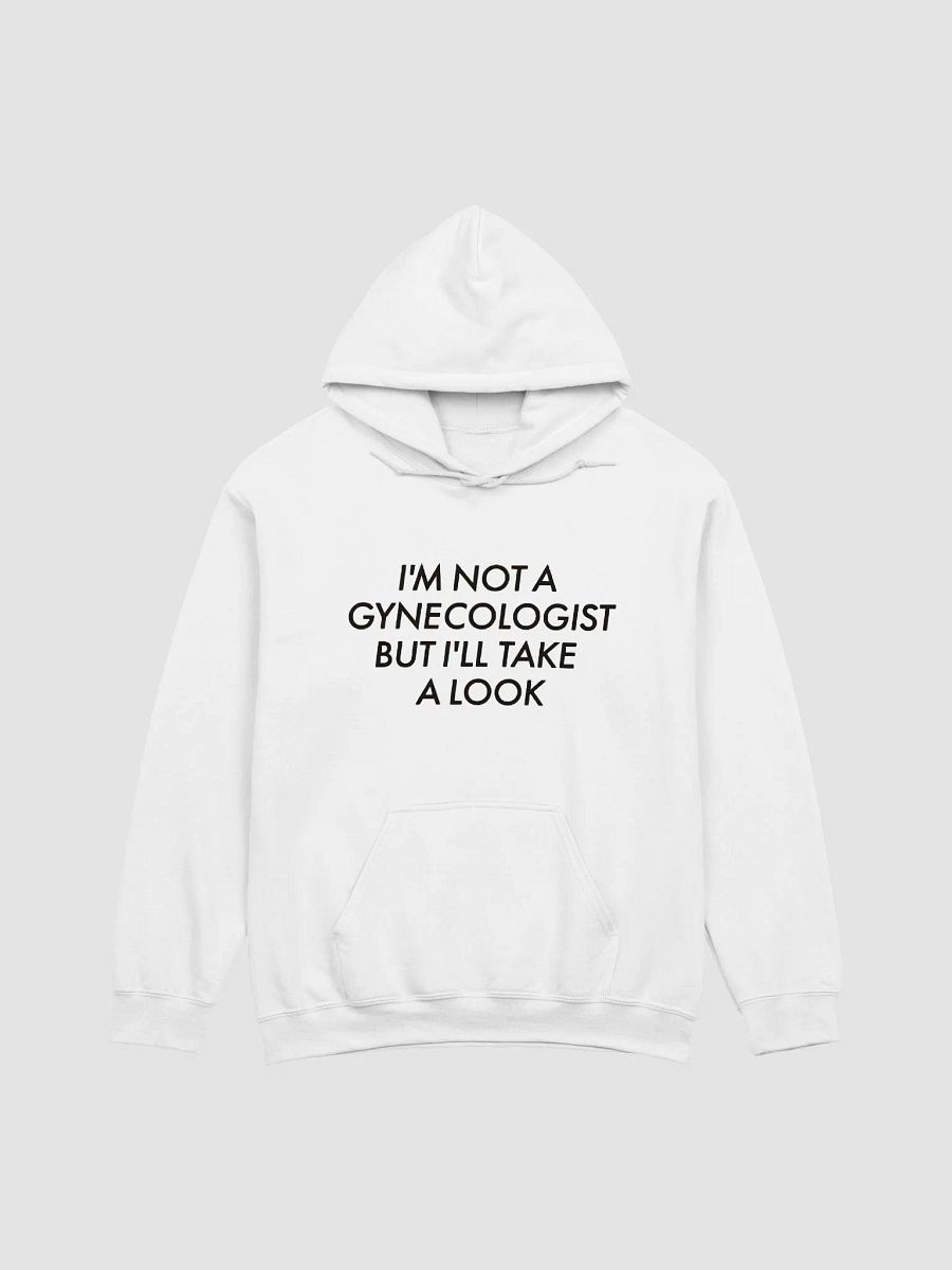 I'm Not A Gynecologist But I'll Take A Look Hoodie product image (1)
