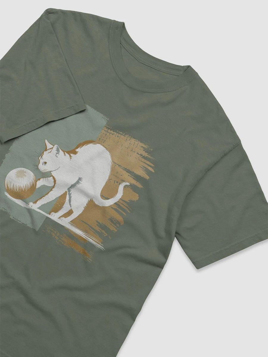 Holiday cat charm Tshirt -relaxed fit product image (4)