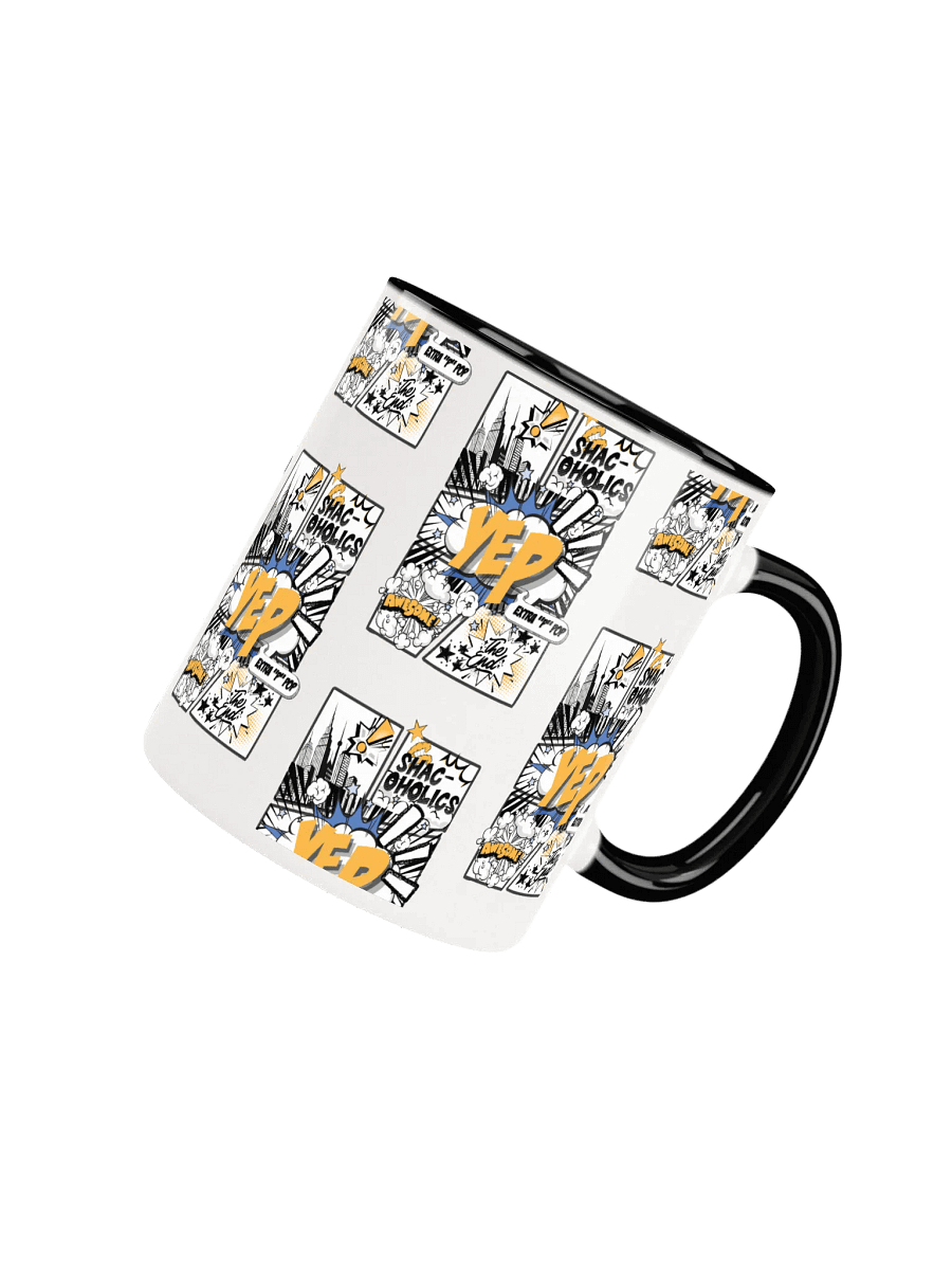 Shac-oholics Comic Blast Mug - Golden Yellow 