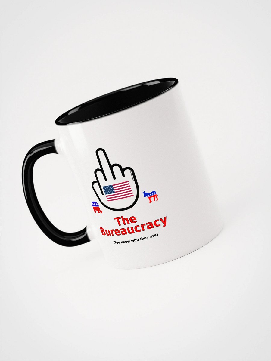 Two-tone Ceramic Mug-MisterFinger-Bureaucracy-B product image (37)