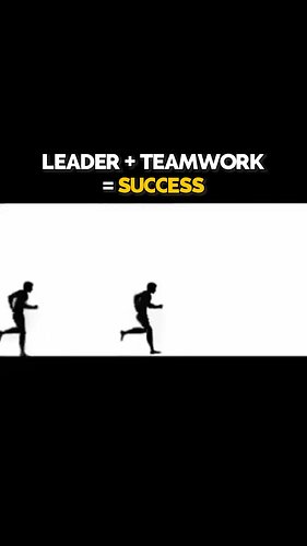 Tap the ❤️ if you want more #Believe in your feed!

Success isn’t a solo journey. A great leader knows it takes collaboration...