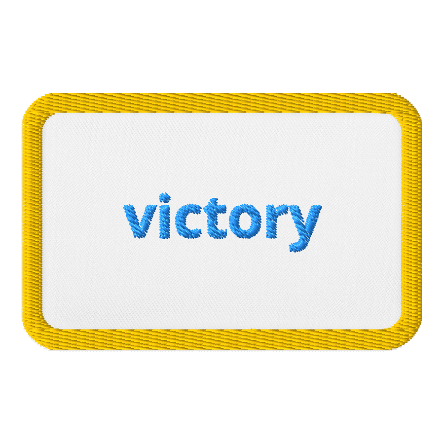 Victory Bliss Embroidered Patch product image (1)