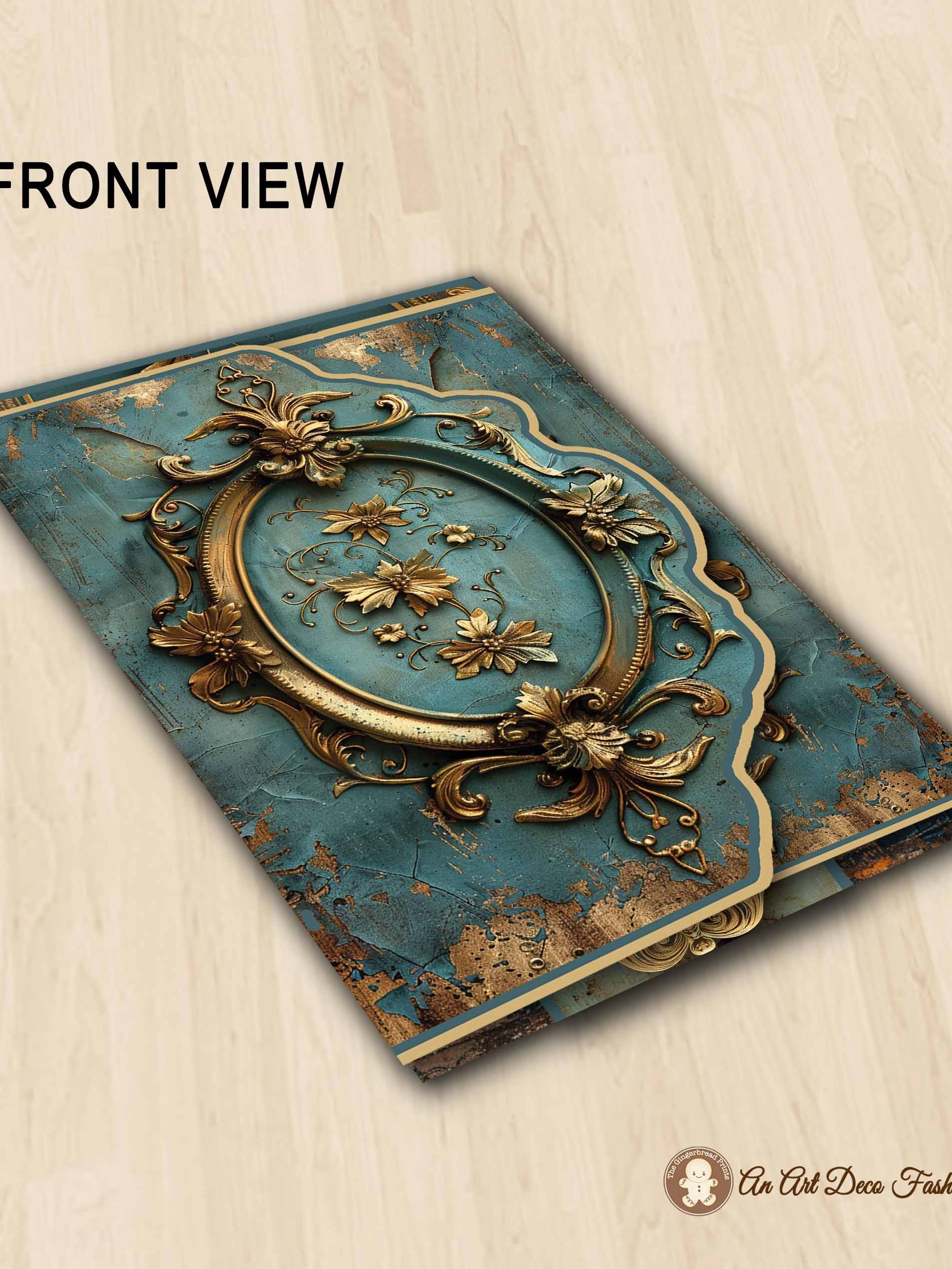 An Art Deco Fashion Runway Tribute Waterfall Folio Digital Kit product image (1)