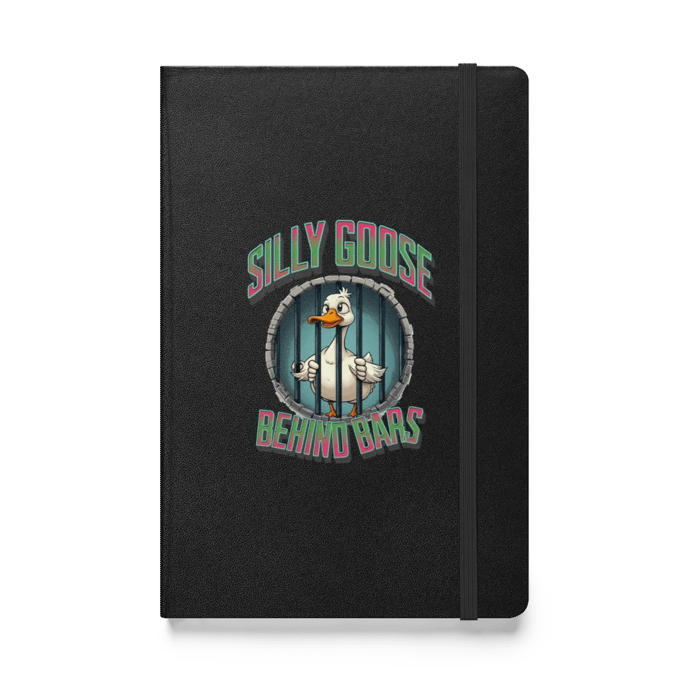 Silly Goose Behind Bars Hardcover Notebook product image (1)