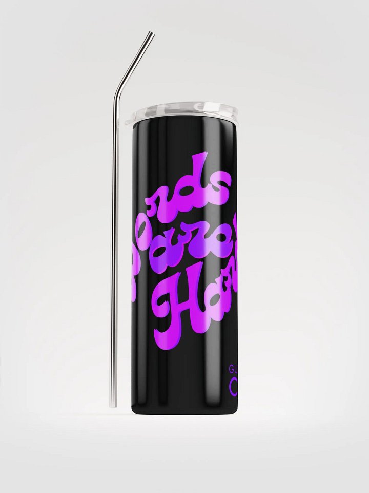 Words Are Hard Steel Tumbler product image (1)