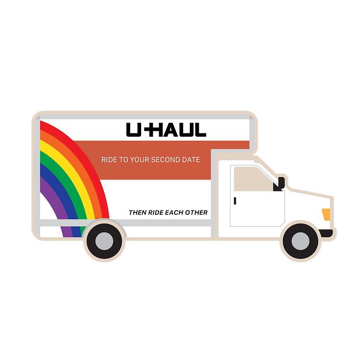 U-Haul Sticker | Funny Gay Sticker product image (1)