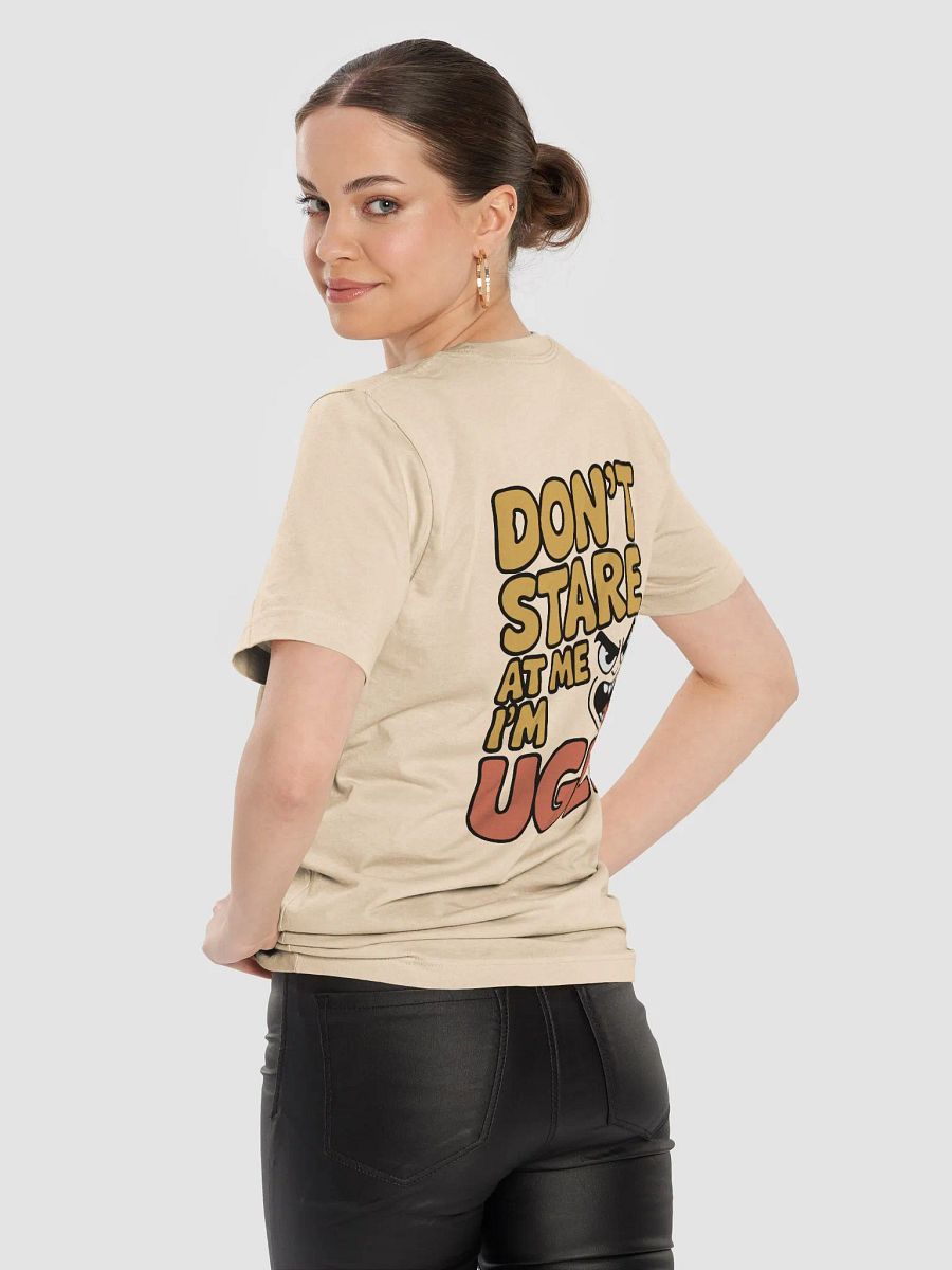 Don't Stare at Me - Back Print T-Shirt – Quirky Graphic Design product image (2)