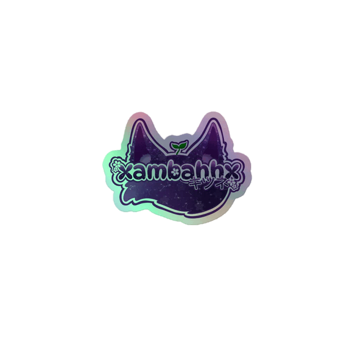 Holographic xambahhx Logo product image (1)