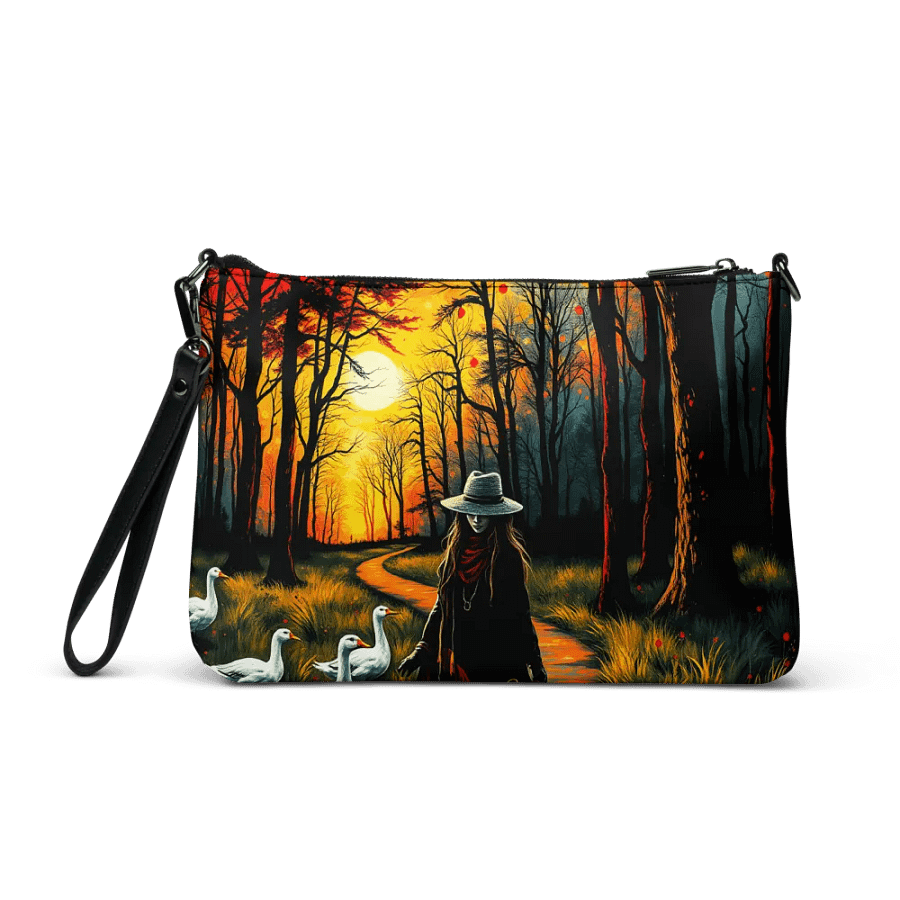Mystical goose lady, Sunset Wanderer Crossbody Bag product image (3)