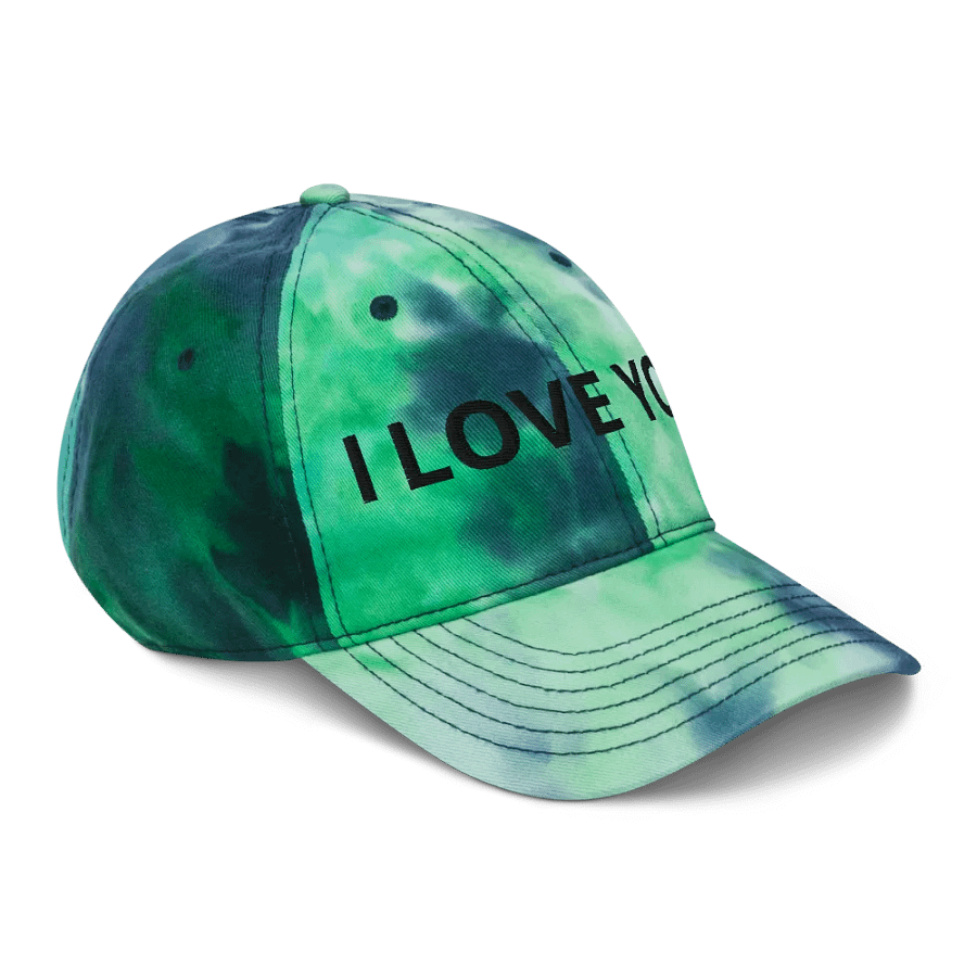 Green/Bue I love you cap product image (9)