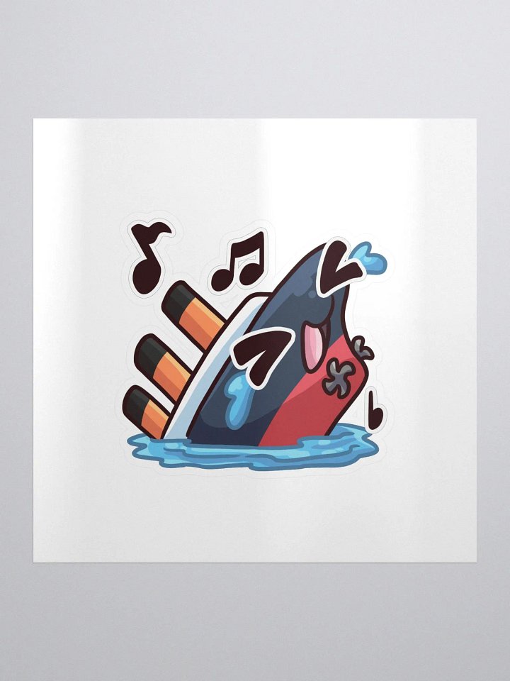 Down with the flute Sticker product image (1)
