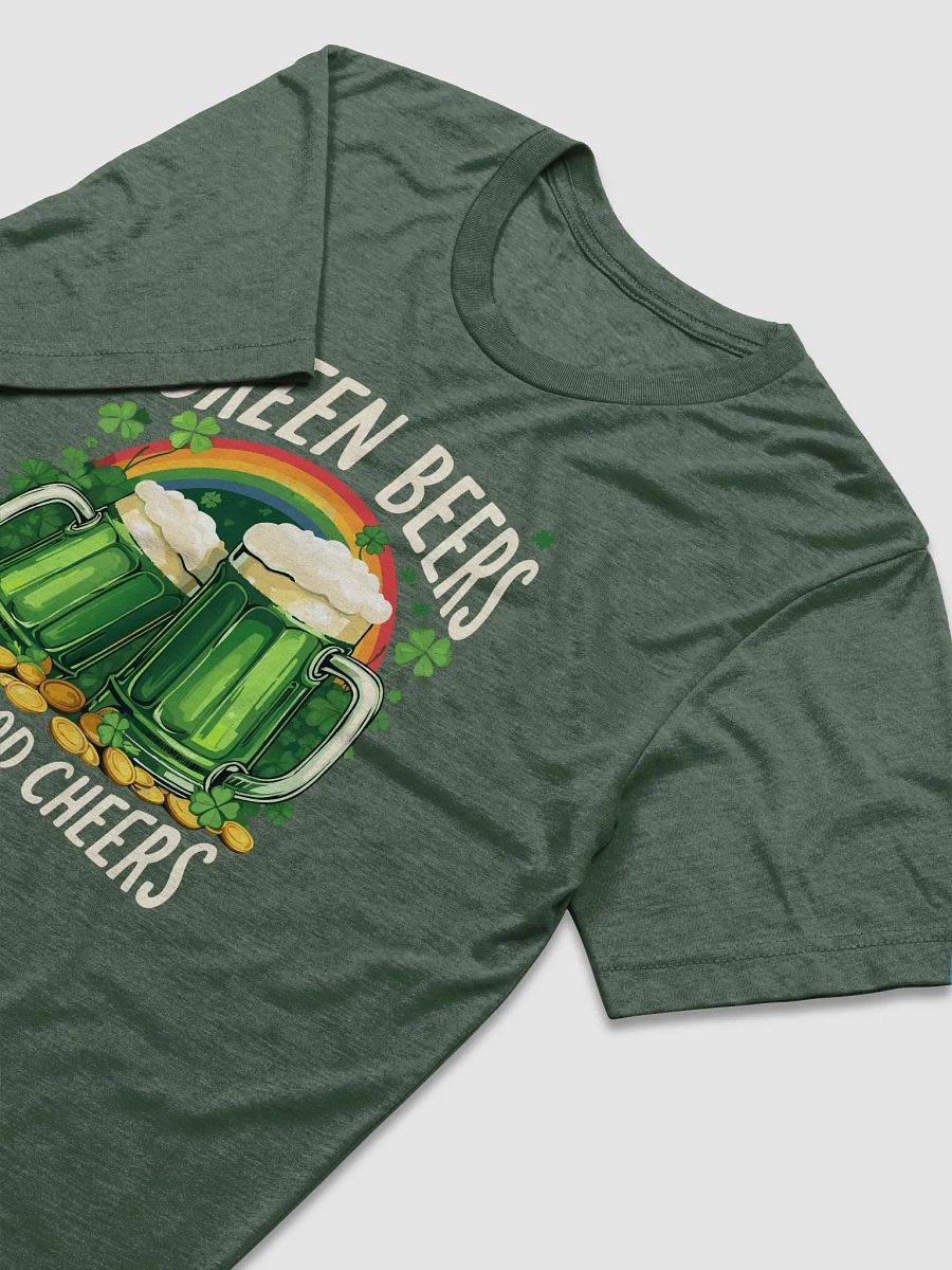 Green Beers and Good Cheers St. Patrick’s Day Fun Irish Celebration Tri-blend Tee product image (9)