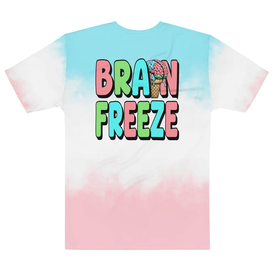 Brain Freeze Men's Crew Neck T-Shirt product image (5)