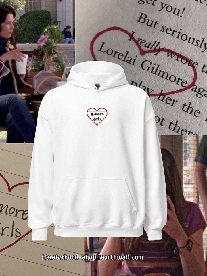 Gilmore Girls Heart Embroidered hoodie product image (1)