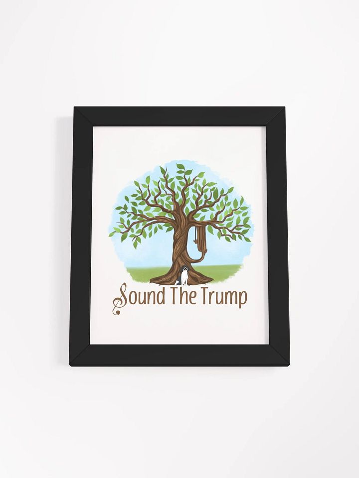 Framed Matte Poster | Sound the Trump product image (1)