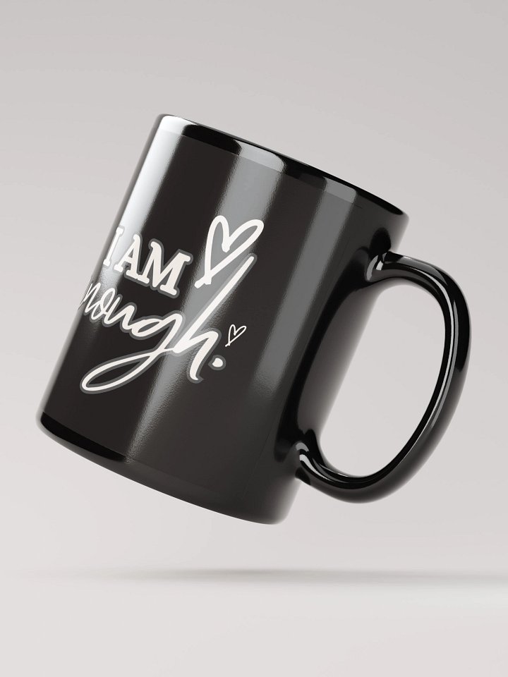 I Am Enough Mug (Black) product image (4)