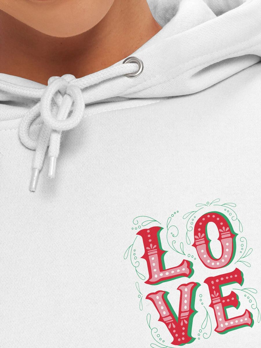 LOVE Letters Leafy Pattern Hoodie product image (7)