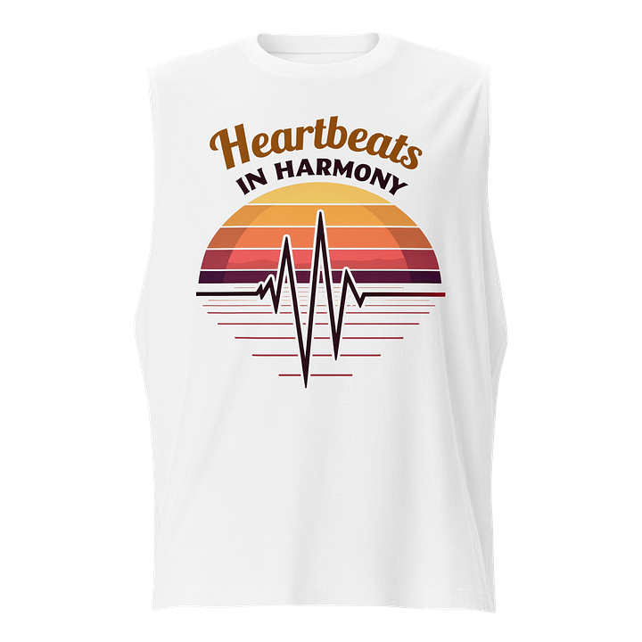 Harmonious Heartbeats Sunset Muscle Tank product image (1)