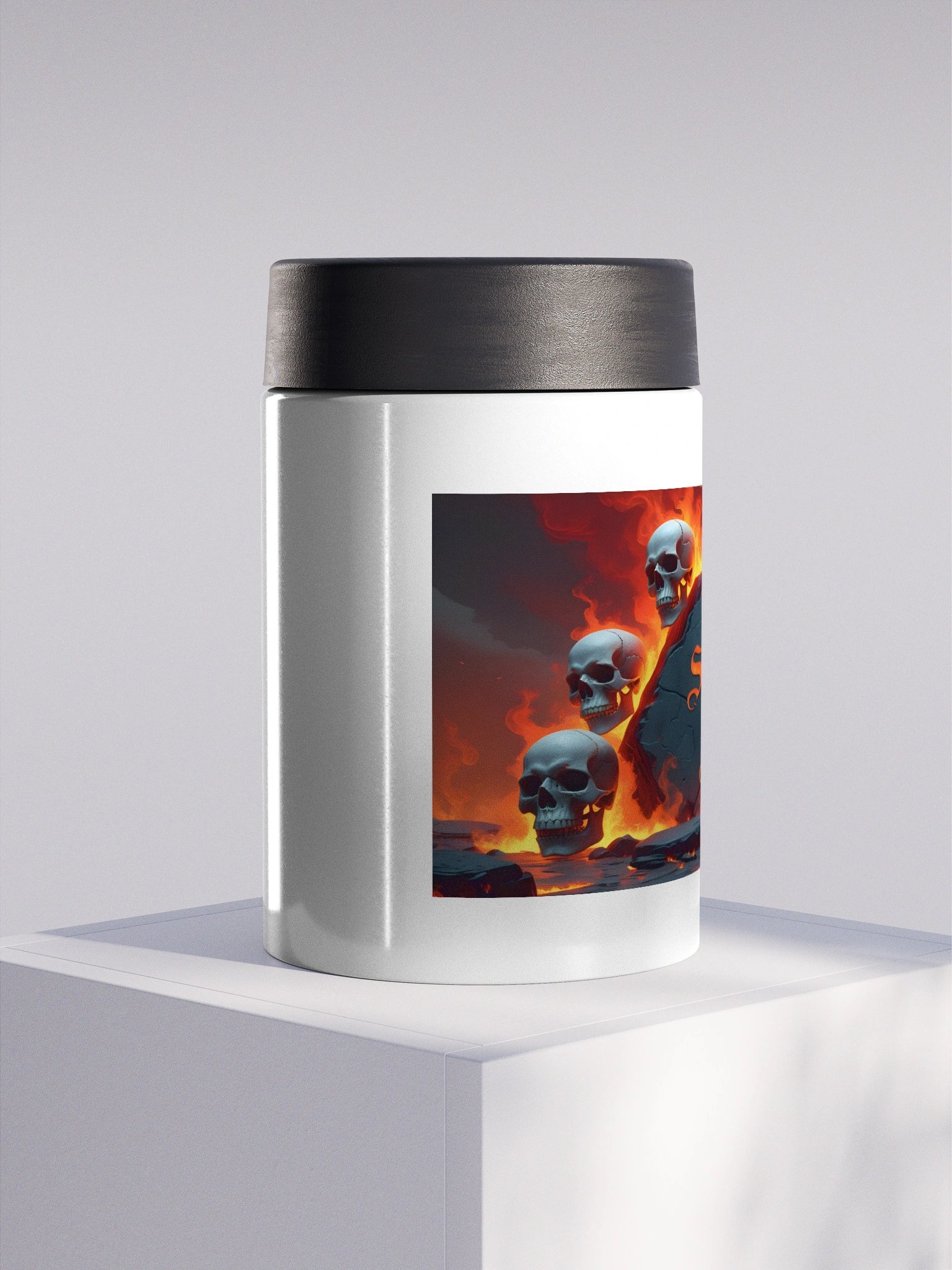 skulls of sin steel coozie product image (1)