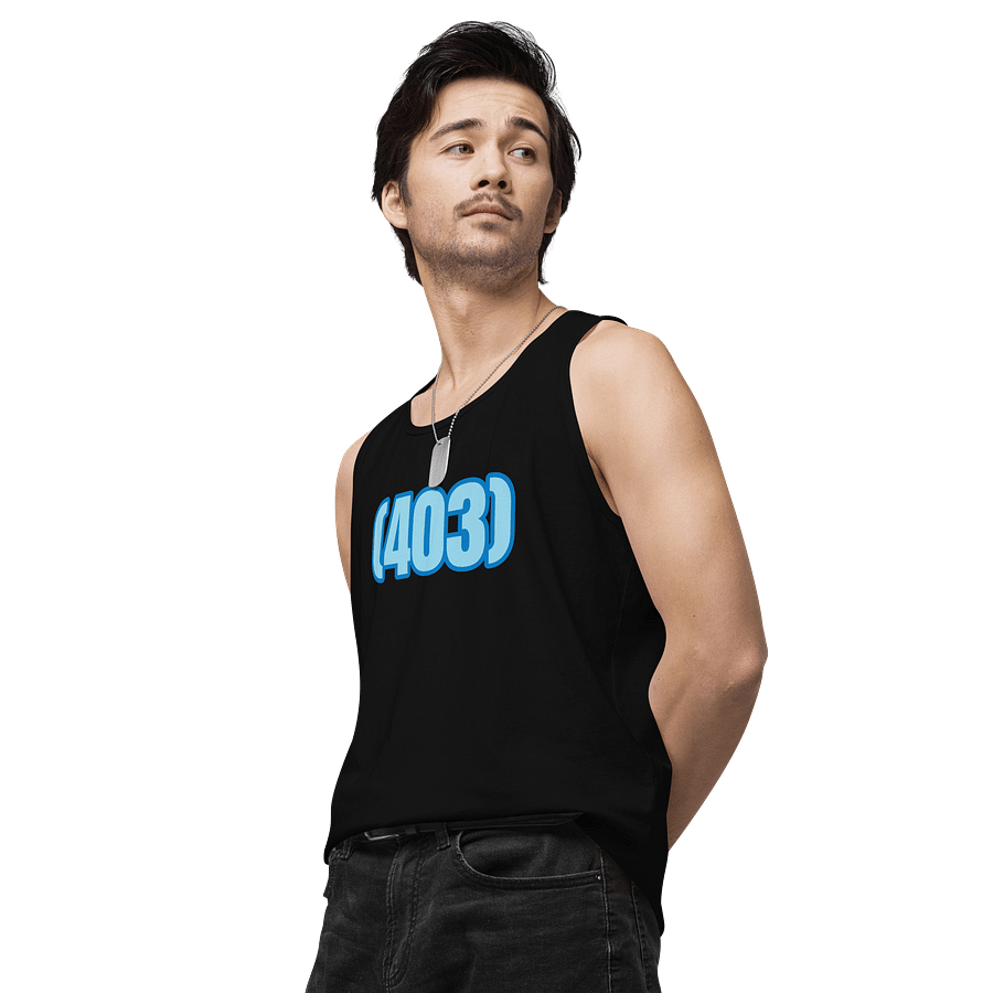 Bold Blue 403 Men's Tank Top-Area Code product image (4)