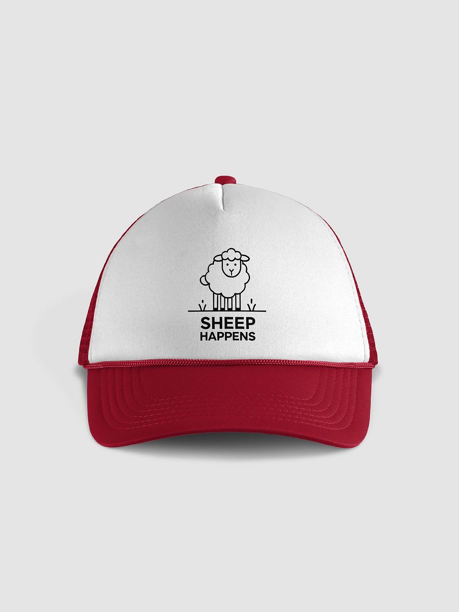Sheep Happens Foam Trucker Hat product image (1)