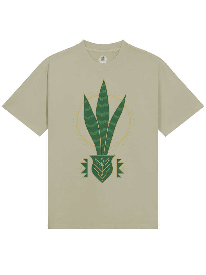 Snake Plant Gold Outline tee product image (3)