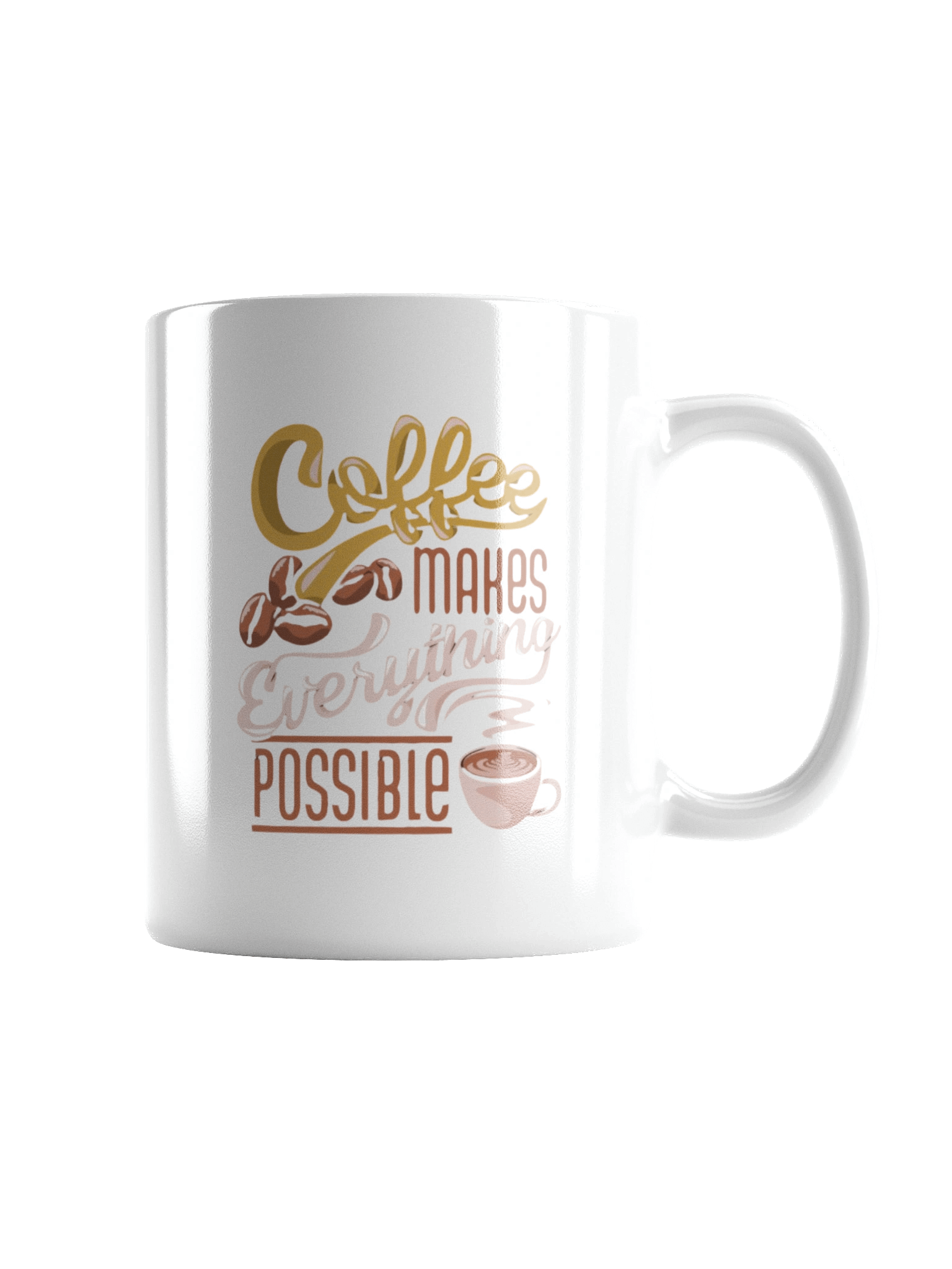 Coffee Inspiration White Glossy Mug product image (1)